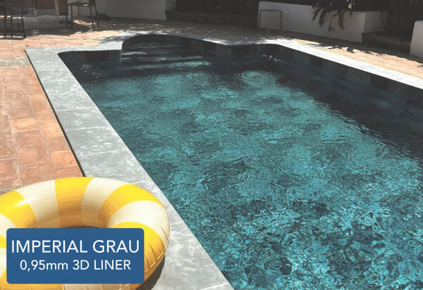 Naturinspirierte Gestaltung der 3D-Poolfolie