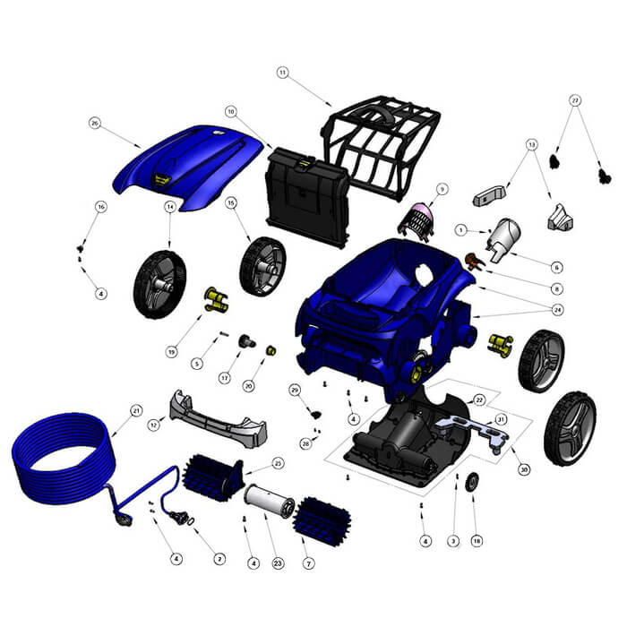 Vortex 3 Zodiac Ersatzteile