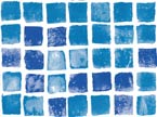 Poolfolie Sonderanfertigung Mosaikblau