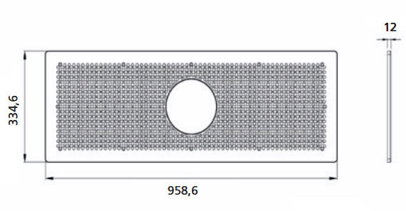 Maße Frontblende InverJet H-Serie