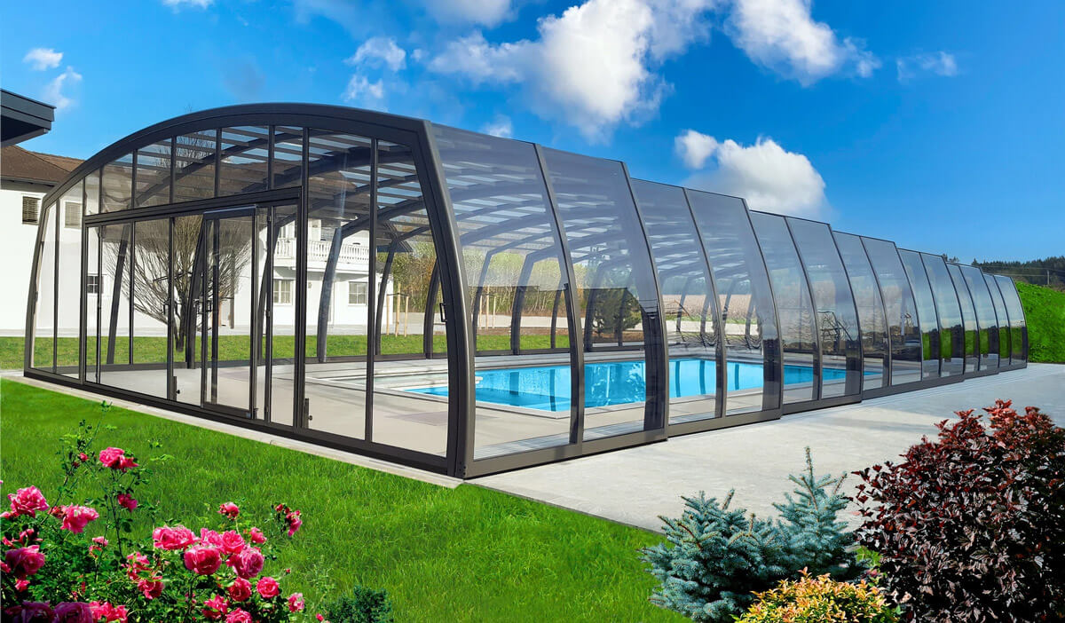 ALUKOV OMEGA Poolüberdachung