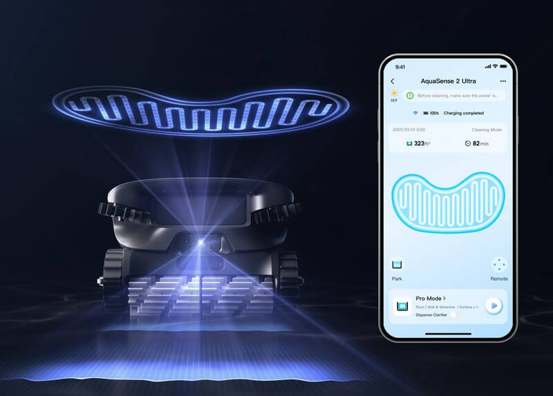 Fortschrittliche Poolkartierung & Abdeckung