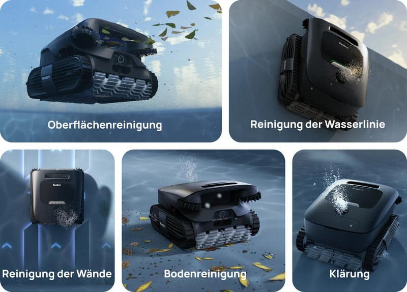 5-in-1 umfassendes Reinigungssystem