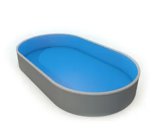 Poolfolie Oval