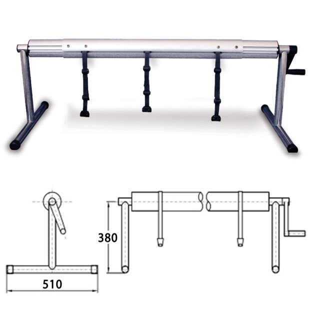 Flexible Aufrollvorrichtung DELUXE bis 6,90  m