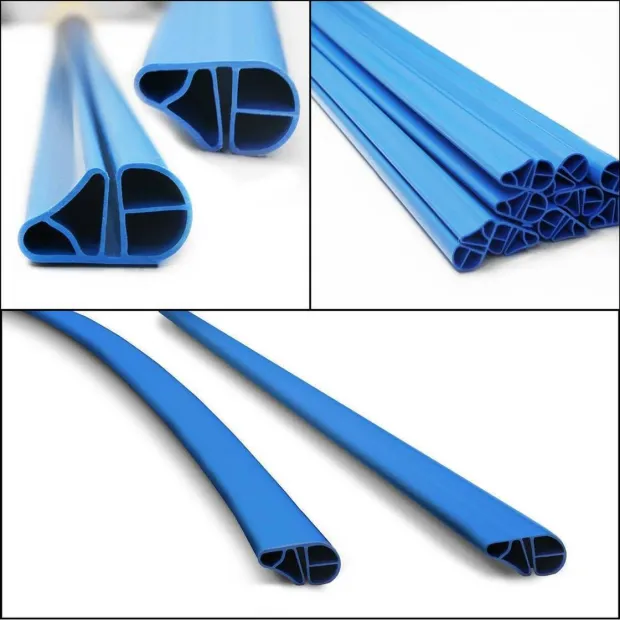 Handlaufpaket BASIC - Rund, Blau inkl. Profilverbinder