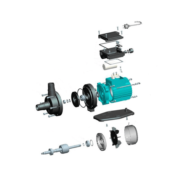 AquaStar 4 Pumpe - Ersatzteile Nr. 7 &lt;ab 2017 Nr. 5&gt; - Kondensator