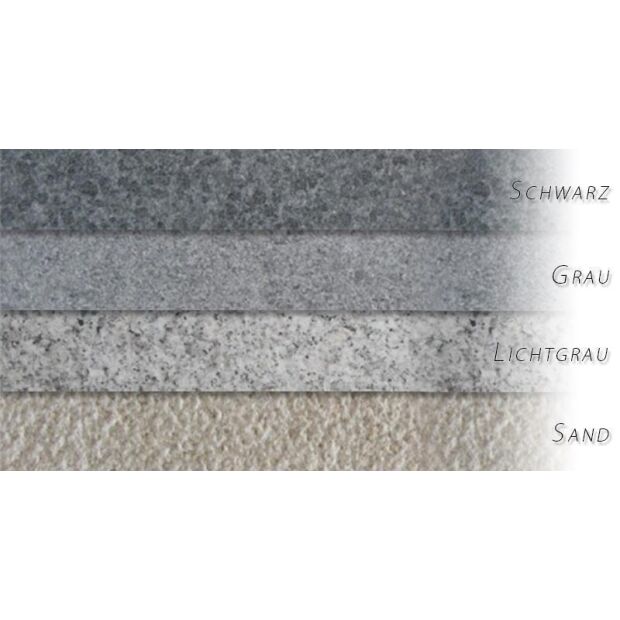 Granit Terrassenplatten, Natura VPE 11,88 qm Grau 60 x 30 x 3 cm In Verbindung mit Beckenrandsteinen
