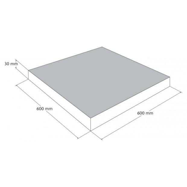 Granit Terrassenplatten, Natura VPE 11,88 qm Sand 60 x 30 x 3 cm Einzelkauf ohne Beckenrandsteine
