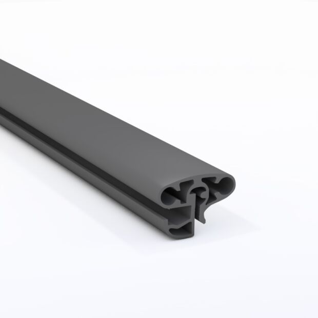 Pool Kombi-Handlauf RUND grau 500 cm