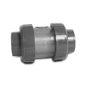 PVC Schmutzfilter S4 - PN 16 mit Kunststoffsieb