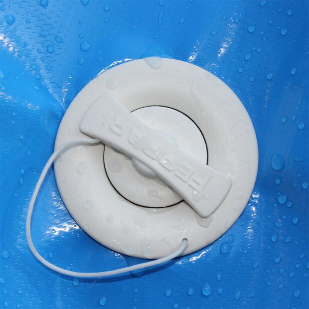 Aufblasbare Poolabdeckung OVAL fÃ¼r Achtformbecken, Winterabdeckung 470x300 cm