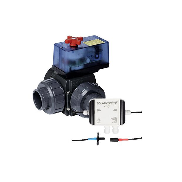Evolution Solarsteuerung easy Set inkl. 3-Wege Kugelhahn D 63mm