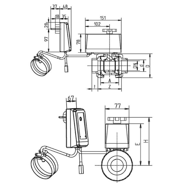 Evolution® Solarsteuerung SC01 D 63mm
