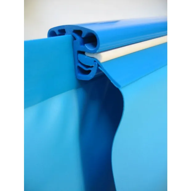 Kederband für Folie mit Keilbiese, je lfm Blau