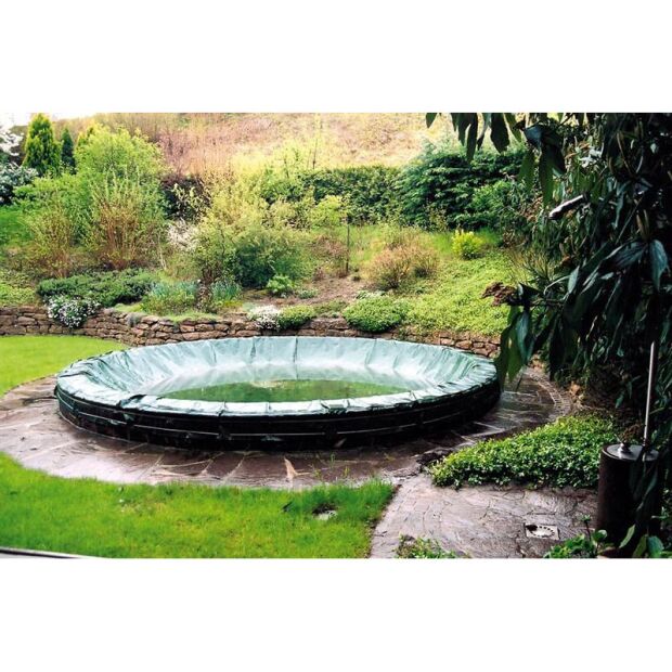 Winterabdeckung Pool - RUND - Premium 200 g/m²  D - 400cm