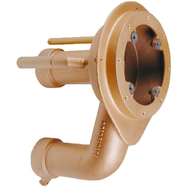 Vormontagesatz aus Bronze für Taifun Gegenstromanlage - bis zu 240 mm Wandstärke