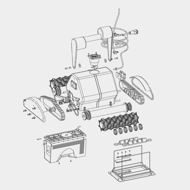 W0186A Griff, kpl. f. Rolphon