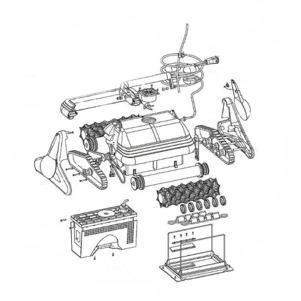 W0095A Haltespangen Filterbeutelclip