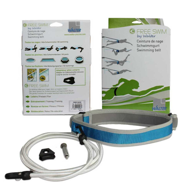 Free Swim XL Schwimmgurt mit Leine - Schwimmtraining, Sport, Freizeit