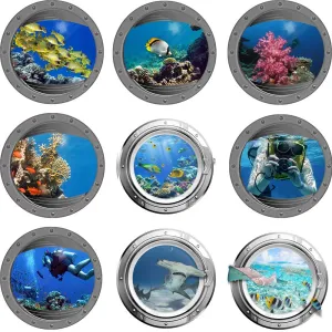 Dekosticker Premium - Serie: Nautic (rund)