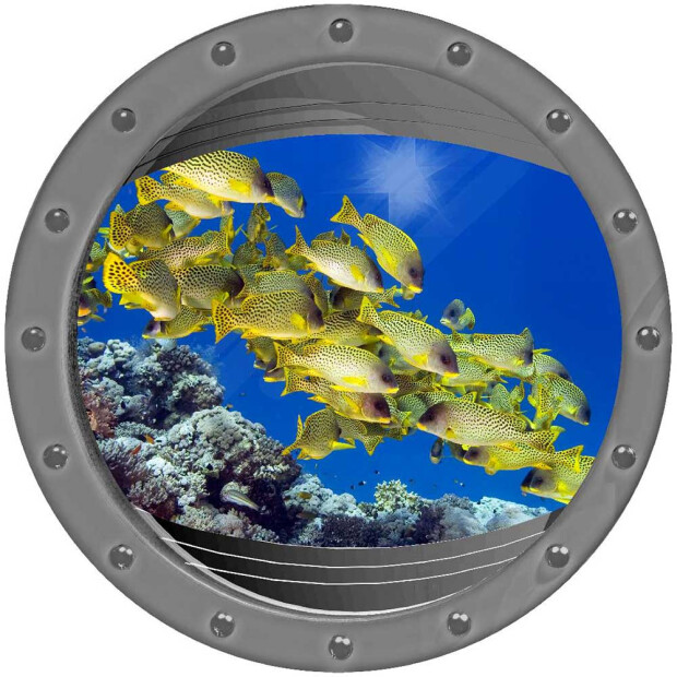 Dekosticker Standard - Serie: Nautic (rund)