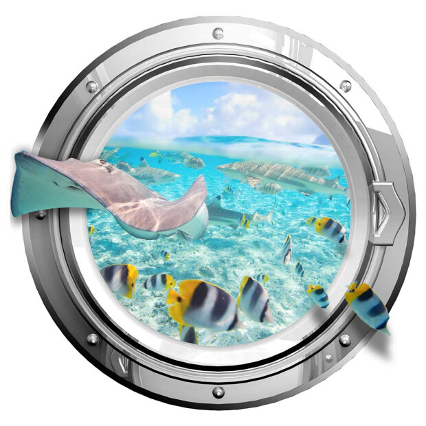 Dekosticker Standard - Serie: Nautic (rund) Nr. 13 S
