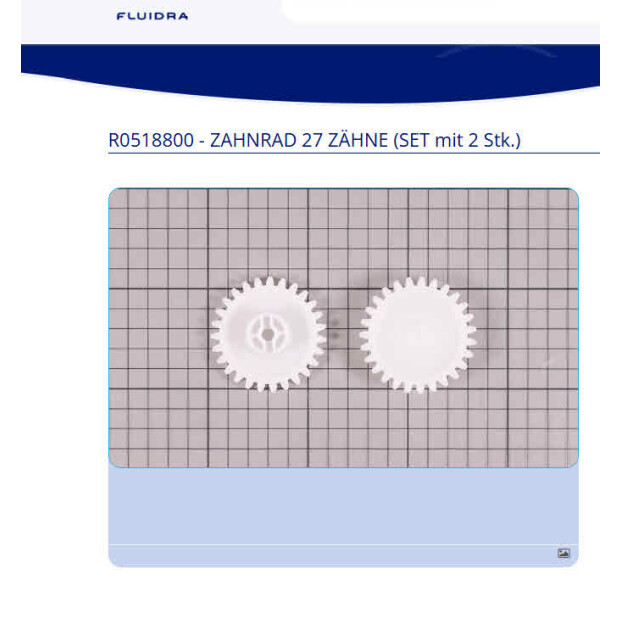 Nr.17 Zahnrad 27 Zähne (Set 2 Stück)