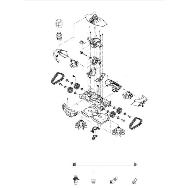 Nr.div. Antriebsset, bestehend aus Pos: 4, 9,10,11,15,16,19