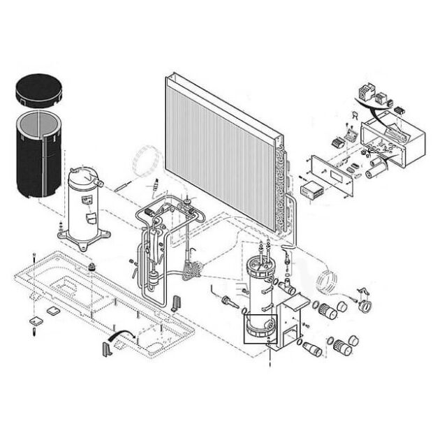 Nr.60 Betriebskondensator für Lüftermotor (4µF) für OPTI2, OPTI3, OPTI7
