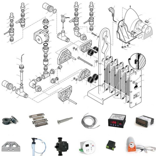 Nr.C Wandler Thermostat, digital 220/12V