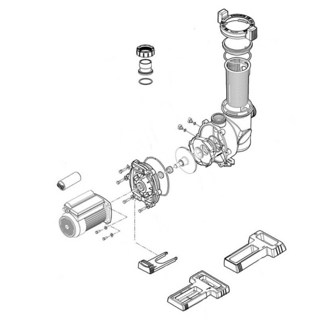 Nr.20 Kondensator, 750W, 25µ für FloPro SS - 230V Motor