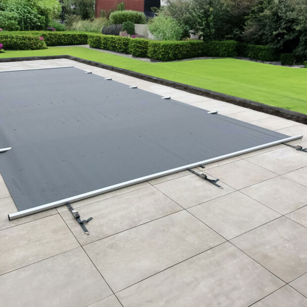 Sicherheitsabdeckung Standard von Liderpool 600 x 300 cm grün