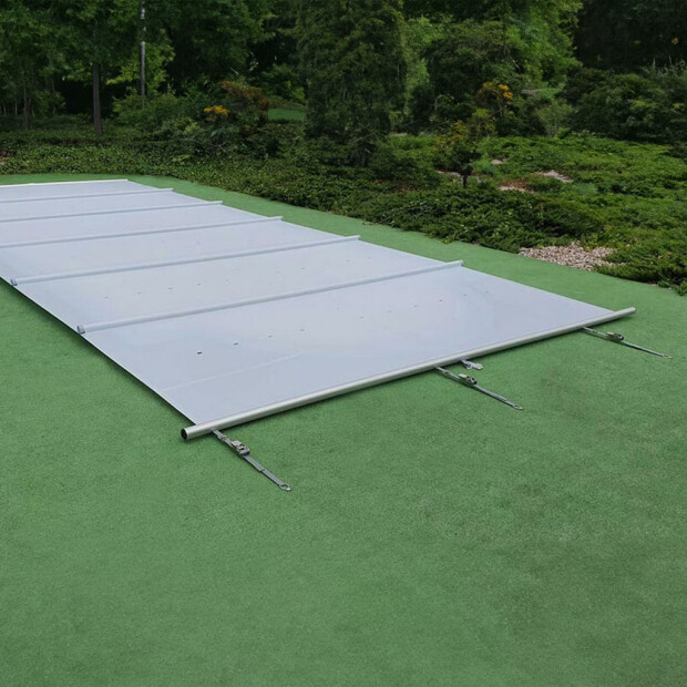 Sicherheitsabdeckung Tube von Liderpool 600 x 300 cm grün