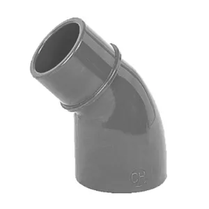 Reduzierwinkel PVC 45° 2xKlebemuffe, 1 Stutzen