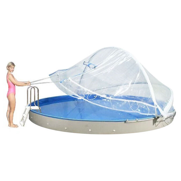 Cabrio DOME Überdachung für runde Becken 350-360 cm