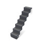 Treppe Eleganz 80, 6-stufig, versch. Farben, versch. Befestigung