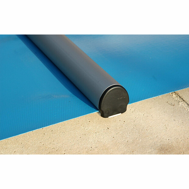 Evole Rollschutzabdeckung - Walu Pool Becken 800 x 400 cm - Plane 840 x 440 cm Lichtgrau