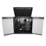 Pool Technikbox Classic L | Holzoptik in Grau | Astralpool Bilbao Ø 500 mm | AquaForte® Eco IVS 75 | BAYROL Automatic Cl-pH