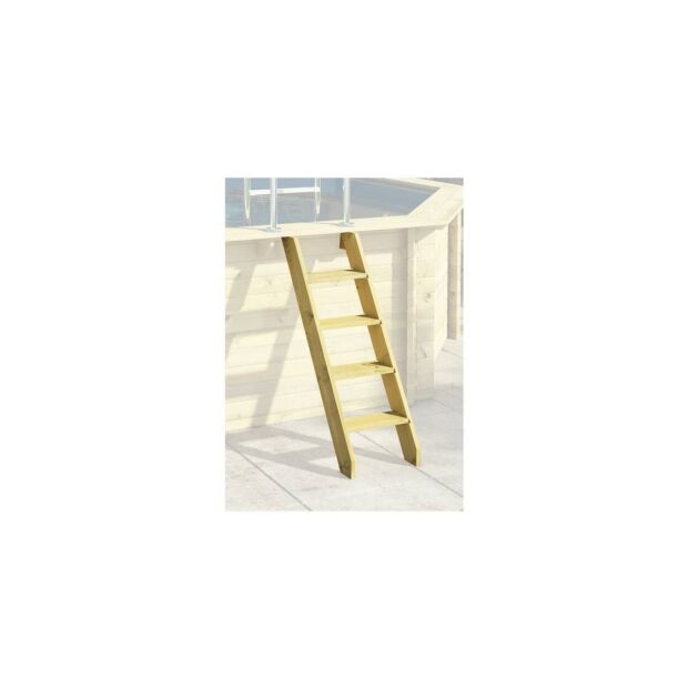 Trend Holzpool SET Achteck | versch. Folienfarben | 547 x 547 x 124 cm | ca. 21 m³ Beckenvolumen