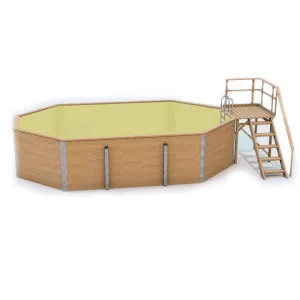 WEKA Ersatzfolie - Achteckbecken Tiefe 127cm, Farbe: sand...