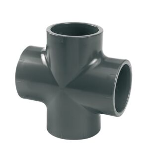 Kreuzstück PVC allseitig Klebemuffen