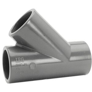 T-Stück PVC 45° allseitig Klebemuffen