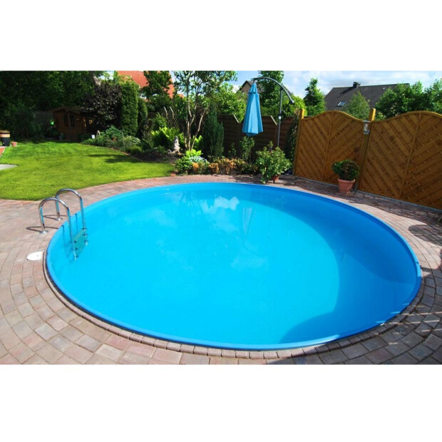 Rundbecken-Set frei konfigurierbar - Tiefe 120 cm 600 cm T=120 cm