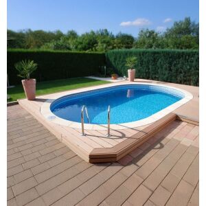 Ovalbecken-Set frei konfigurierbar - Tiefe 120 cm