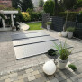 Sicherheitsabdeckung Segment von Liderpool 600 x 300 cm vanilla