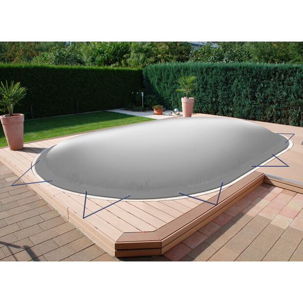 Aufblasbare Abdeckung - Oval verschiedene Farben und Größen