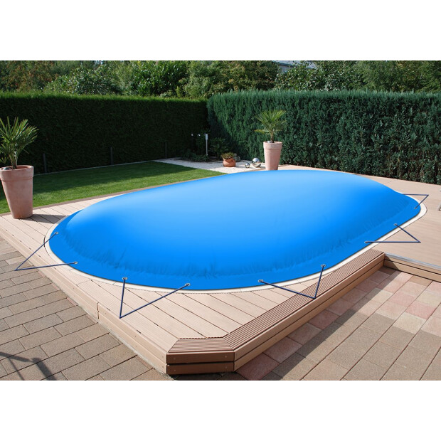 Aufblasbare Abdeckung - Oval verschiedene Farben und Größen