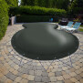 Aufblasbare Abdeckung - achtform - 540cm x 350cm in Anthrazit RAL7016