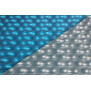 Solarfolie für Rechteckbecken - Premium Geo 400my nach Maß - blau / silber